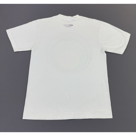 Vintage Y2K Baby Milo A Bathing Ape Bape White Shirt Streetwear Hype 2005 Small - Picture 2 of 11